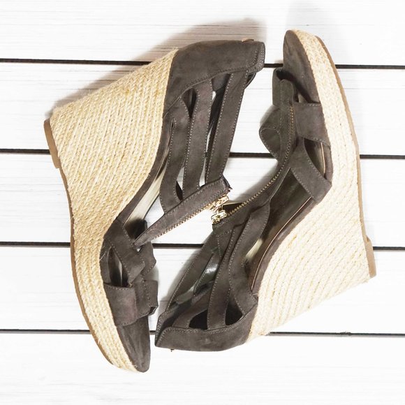 Guess Shoes Guess Gflyla Espadrille Wedge Heels In Green 95 Poshmark